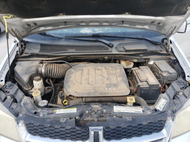 2C4RDGDG9CR271385 - 2012 DODGE GRAND CARA SILVER photo 7