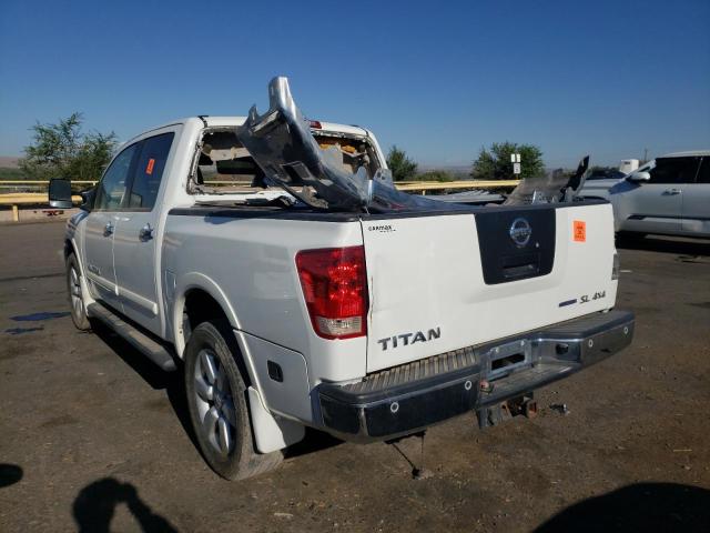 1N6BA0ECXBN303654 - 2011 NISSAN TITAN S WHITE photo 3