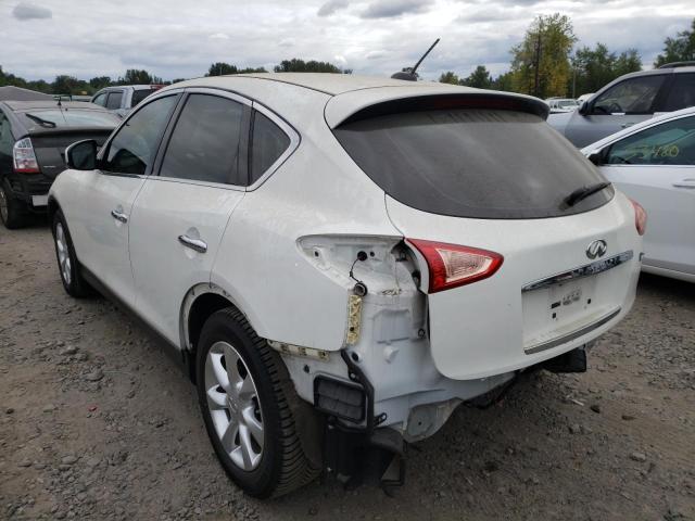 JN1AJ0HP1AM700660 - 2010 INFINITI EX35 BASE Սպիտակ լուսանկար 3