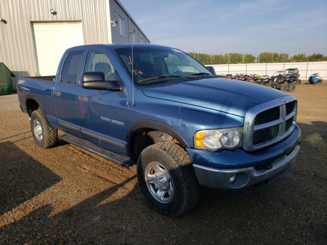 1D7KU28C43J578906 - 2003 DODGE RAM 2500 S BLUE photo 1