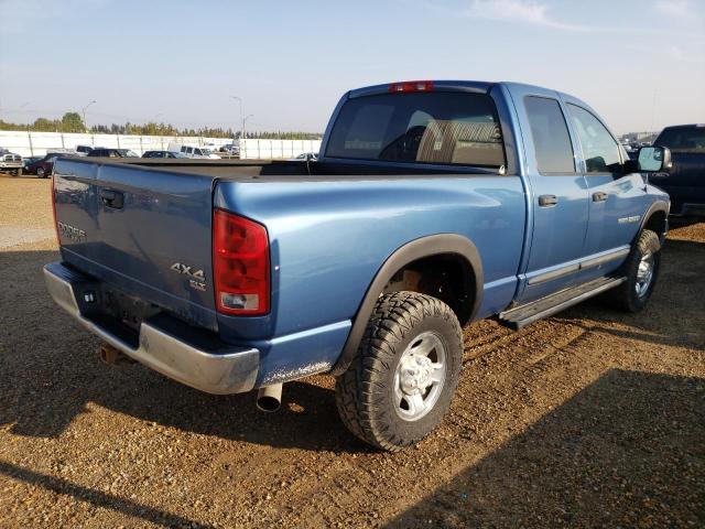 1D7KU28C43J578906 - 2003 DODGE RAM 2500 S BLUE photo 4