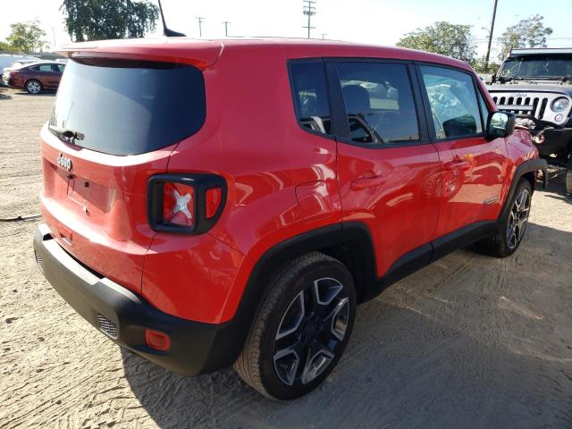 ZACNJAAB2LPM01618 - 2020 JEEP RENEGADE S RED photo 4
