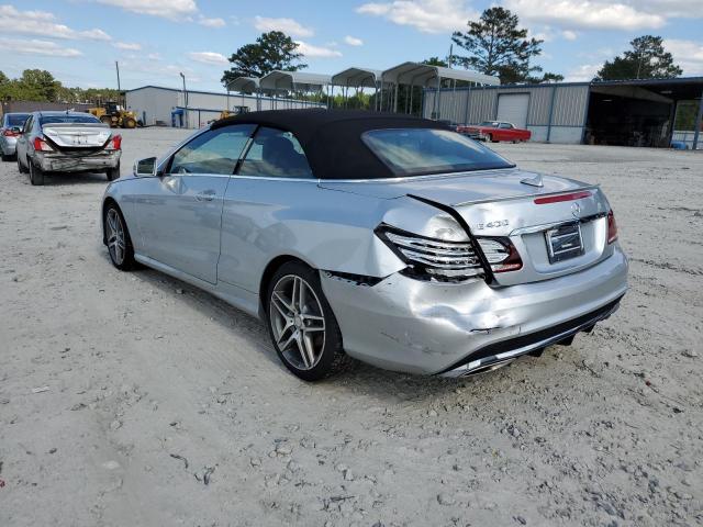 WDDKK6FF7GF332242 - 2016 MERCEDES-BENZ E 400 SILVER photo 3