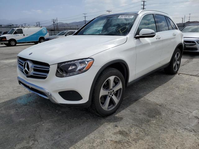 WDC0G4JB6JV079319 - 2018 MERCEDES-BENZ GLC 300 WHITE photo 2