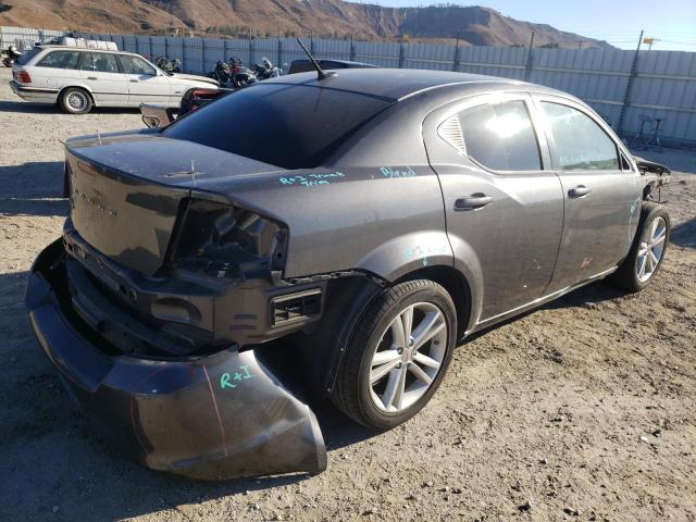 1C3CDZAB8EN221348 - 2014 DODGE AVENGER SE GRAY photo 4