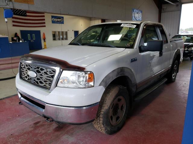 1FTPX14517FB04669 - 2007 FORD F150 WHITE photo 2