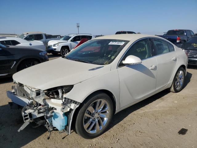 2G4GK5EX6E9259967 - 2014 BUICK REGAL WHITE photo 2