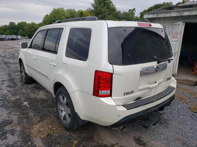 5FNYF4H95EB047996 - 2014 HONDA PILOT TOUR WHITE photo 3