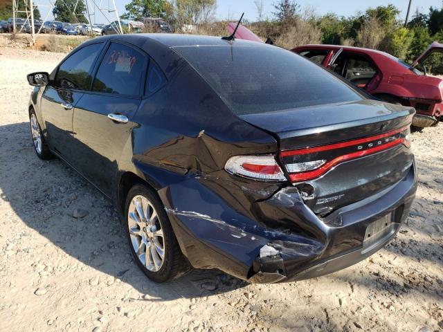 1C3CDFCA7DD311212 - 2013 DODGE DART LIMIT BLUE photo 3