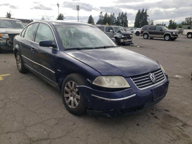 WVWPH63B83P249925 - 2003 VOLKSWAGEN PASSAT GLS BLUE photo 1