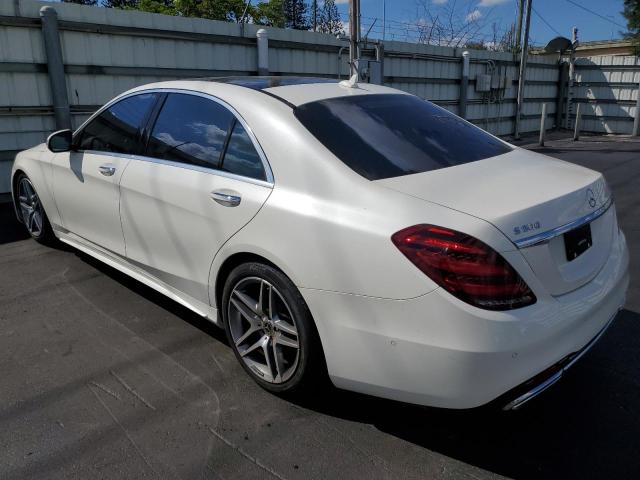 WDDUG8GB3JA****** - 2018 MERCEDES-BENZ S 560 4MAT WHITE photo 3