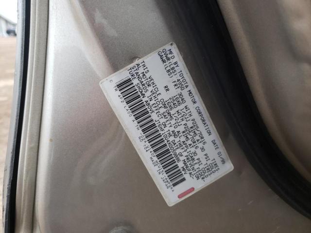 JT6HF10U4X0059886 - 1999 LEXUS RX300 TAN photo 10