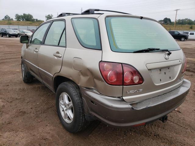 JT6HF10U4X0059886 - 1999 LEXUS RX300 TAN photo 3