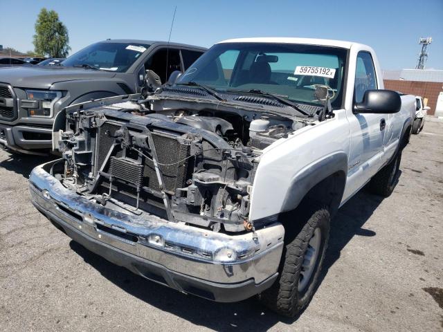 1GCHC24U36E151140 - 2006 CHEVROLET SILVERADO2 WHITE photo 2