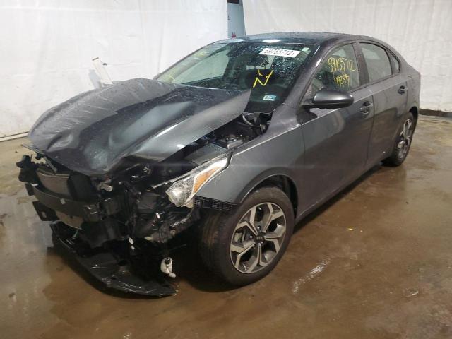 3KPF24AD3ME270494 - 2021 KIA FORTE FE CHARCOAL photo 2