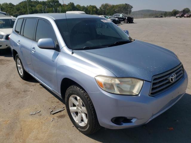 JTEES41A582074461 - 2008 TOYOTA HIGHLANDER BLUE photo 1