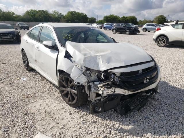 19XFC2F83LE014593 - 2020 HONDA CIVIC SPOR WHITE photo 1