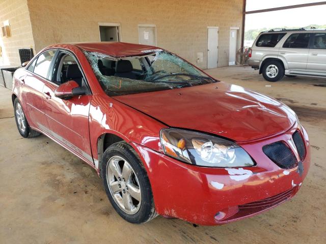 1G2ZF58B974216834 - 2007 PONTIAC G6 VALUE L RED photo 1