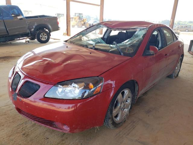 1G2ZF58B974216834 - 2007 PONTIAC G6 VALUE L RED photo 2