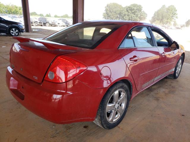 1G2ZF58B974216834 - 2007 PONTIAC G6 VALUE L RED photo 4