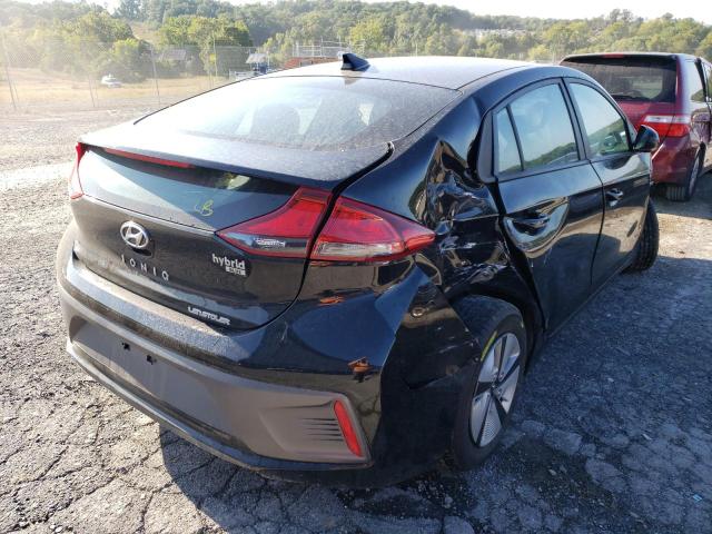 KMHC65LC2LU228945 - 2020 HYUNDAI IONIQ BLUE BLACK photo 4