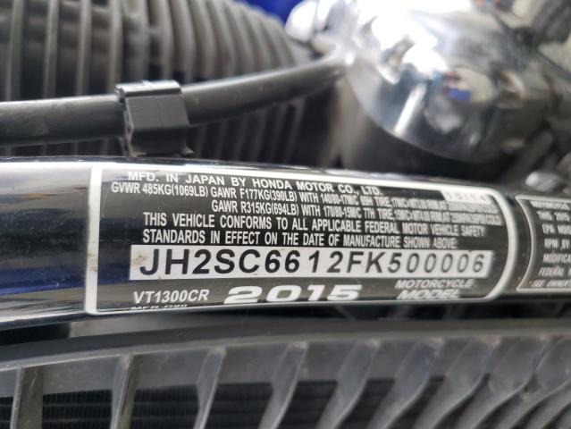 JH2SC6612FK500006 - 2015 HONDA VT1300 CR  photo 10