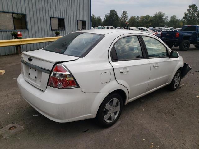 KL1TD5DE9AB098544 - 2010 CHEVROLET AVEO LS 白色 照片 4