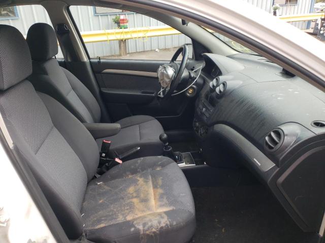 KL1TD5DE9AB098544 - 2010 CHEVROLET AVEO LS 白色 照片 5