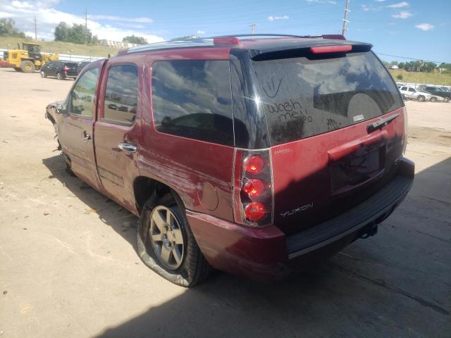 1GKFK63878J209383 - 2008 GMC YUKON DENA BURGUNDY photo 3