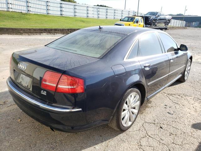 WAULV94EX9N003722 - 2009 AUDI A8 4.2 QUA BLUE photo 4