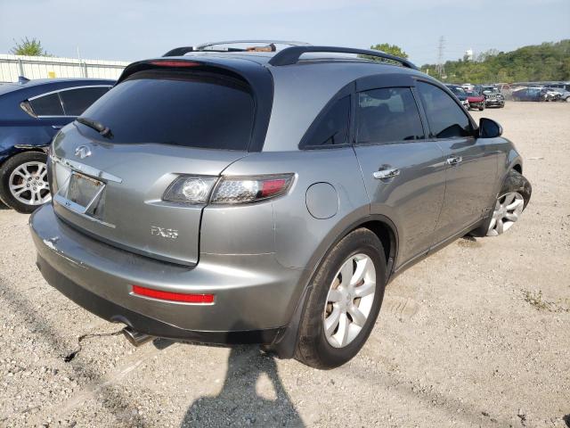 JNRAS08W35X202207 - 2005 INFINITI FX35 GRAY photo 4