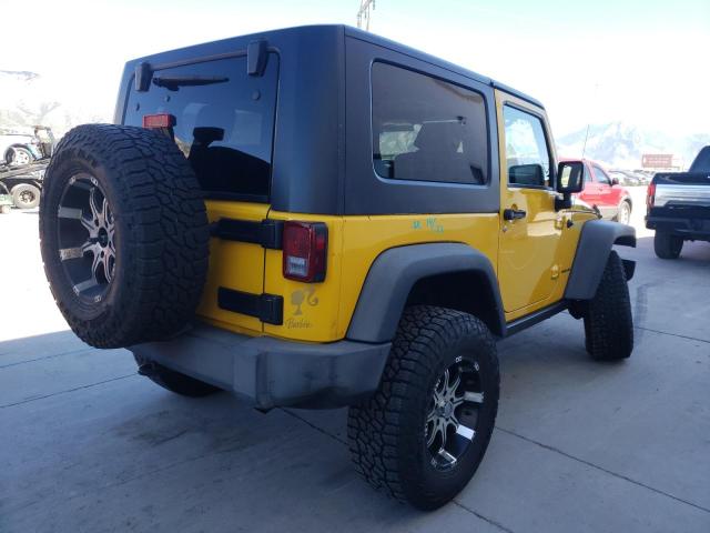 1J4GA64158L555869 - 2008 JEEP WRANGLER R YELLOW photo 4