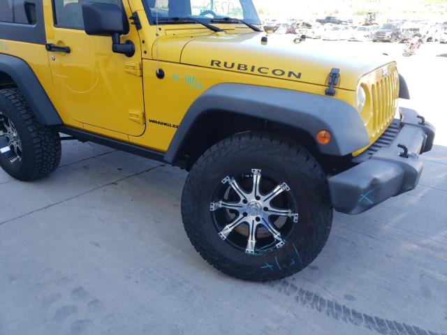 1J4GA64158L555869 - 2008 JEEP WRANGLER R YELLOW photo 9