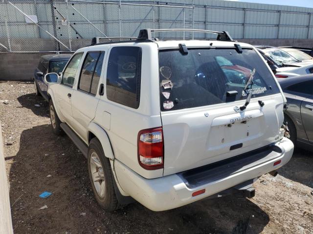 JN8DR09XX3W705689 - 2003 NISSAN PATHFINDER WHITE photo 3