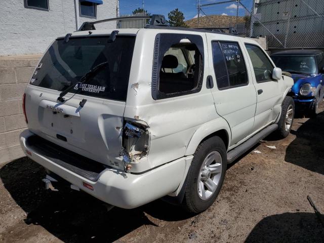 JN8DR09XX3W705689 - 2003 NISSAN PATHFINDER WHITE photo 4