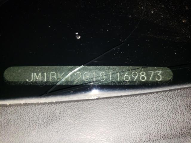 JM1BK12G181169873 - 2008 MAZDA 3 I BLACK photo 10