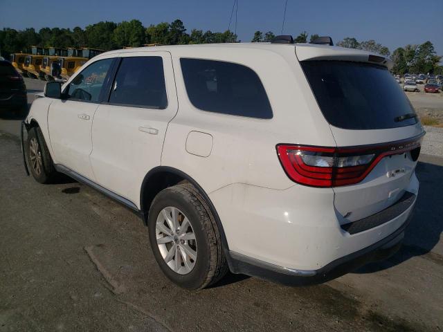 1C4RDJFGXLC228919 - 2020 DODGE DURANGO SS WHITE photo 3