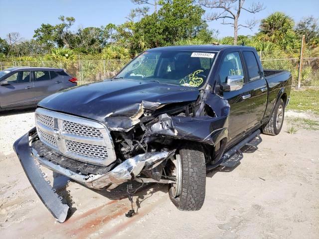 1C6RR6JT4JS143118 - 2018 RAM 1500 LARAM BLACK photo 2