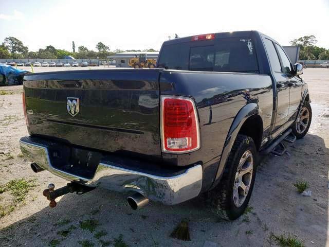 1C6RR6JT4JS143118 - 2018 RAM 1500 LARAM BLACK photo 4