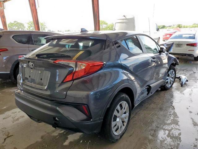 NMTKHMBX0MR131899 - 2021 TOYOTA C-HR XLE GRAY photo 4