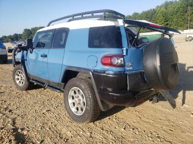 JTEZU4BF0CK012125 - 2012 TOYOTA FJ CRUISER BLUE photo 3