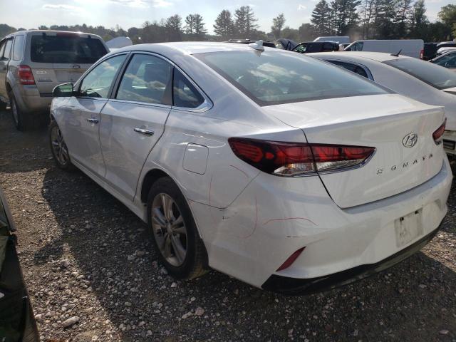 5NPE34AF0KH771801 - 2019 HYUNDAI SONATA LIM WHITE photo 3