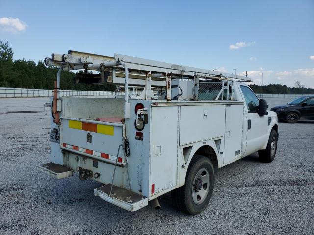 1FDWF30538EC54401 - 2008 FORD F350 SRW S WHITE photo 4