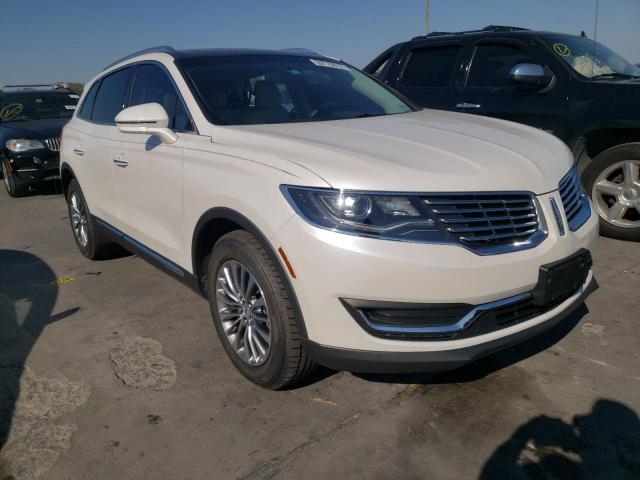 2LMTJ6KR9GBL80635 - 2016 LINCOLN MKX SELECT WHITE photo 1