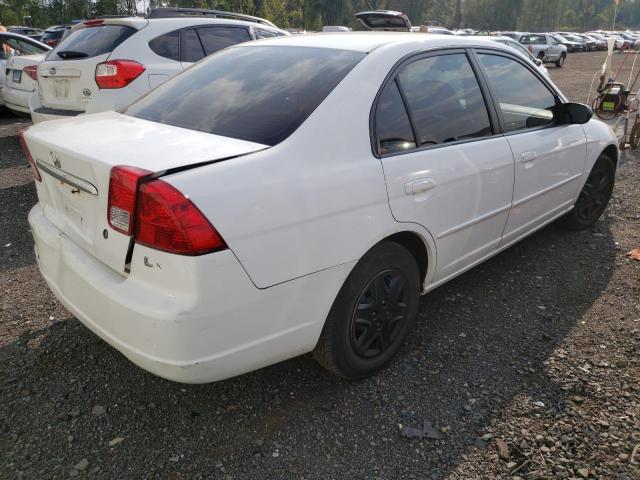 2HGES16533H540520 - 2003 HONDA CIVIC WHITE photo 4