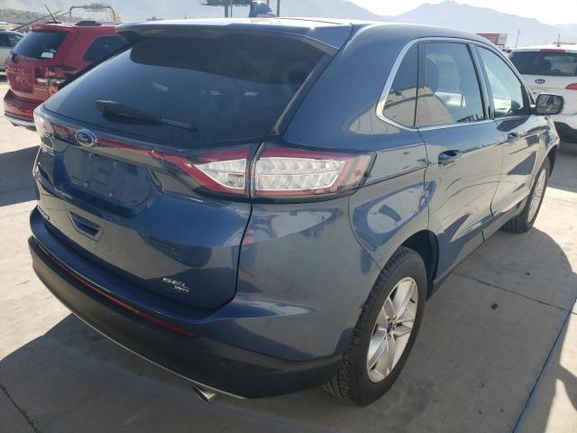 2FMPK4J89JBB50656 - 2018 FORD EDGE SEL BLUE photo 4