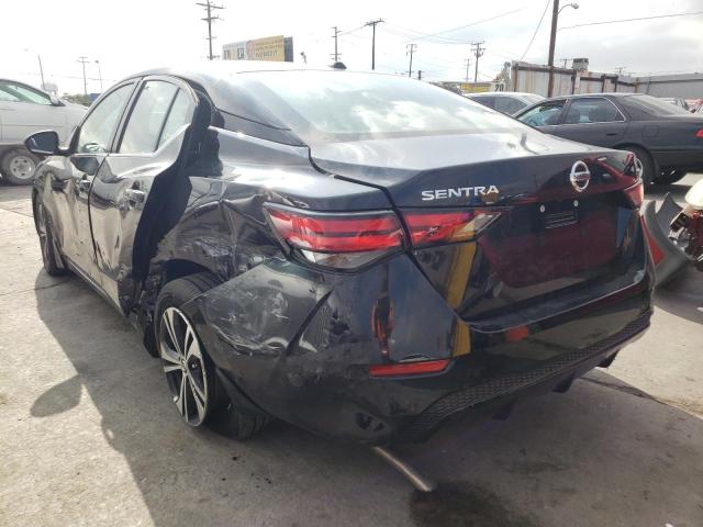 3N1AB8CV3NY271459 - 2022 NISSAN SENTRA SV BLACK photo 3