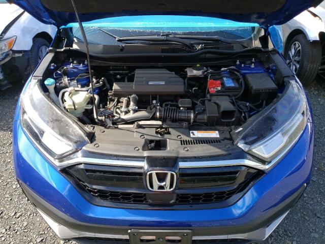 7FARW2H93LE011900 - 2020 HONDA CR-V TOURI BLUE photo 7