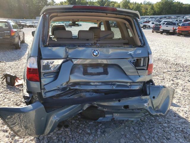 WBXPC9C49AWJ35701 - 2010 BMW X3 XDRIVE3 GRAY photo 9