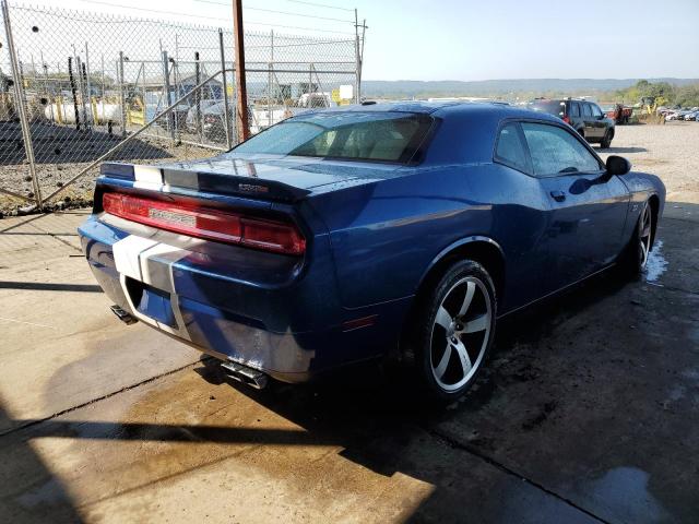 2B3CJ7DJ1BH508337 - 2011 DODGE CHALLENGER BLUE photo 4